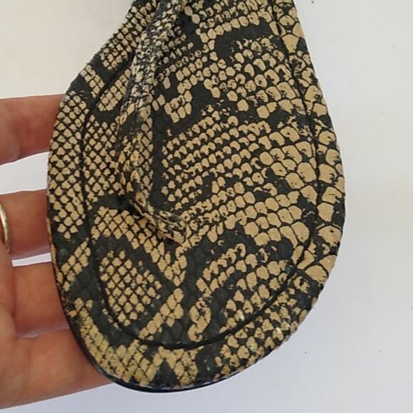 Colin Stuart Snake Skin Strapy animal print Size 9 - Picture 9 of 9